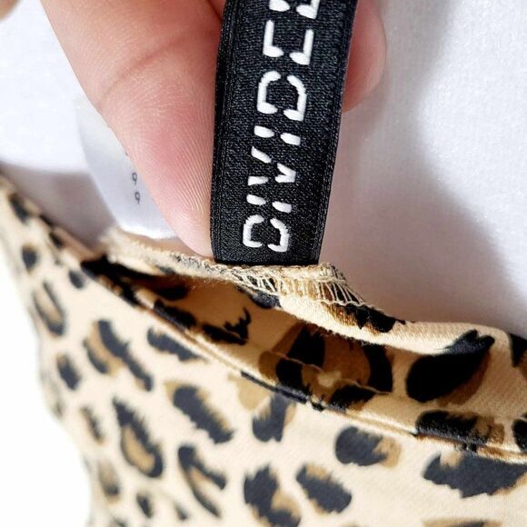 H & M Divided Leopard mini dress new with tag  Size  6 - Picture 7 of 13